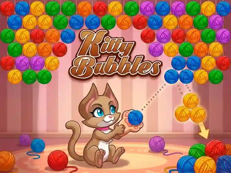 Kitty Bubbles — free online game