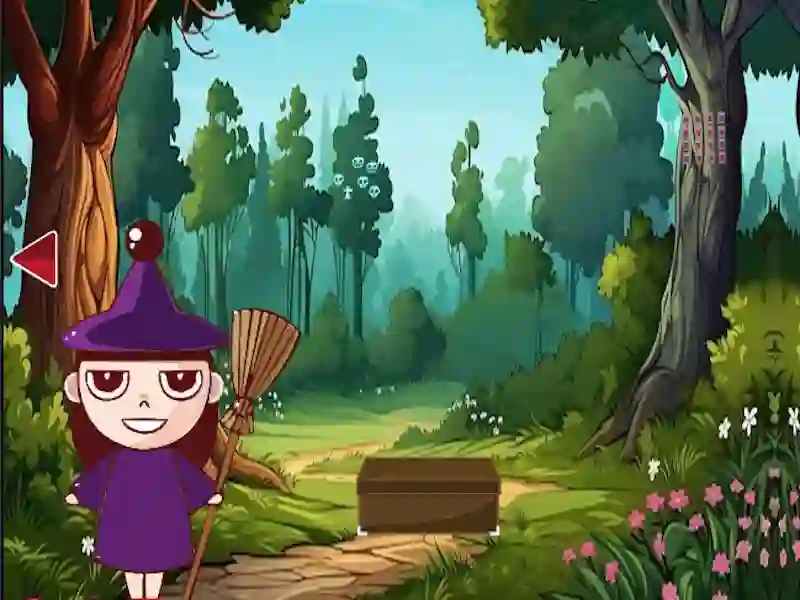 Witch Attend Halloween Party — free online game