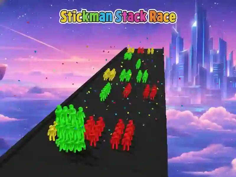 Stickman Stack Race — darmowa gra online