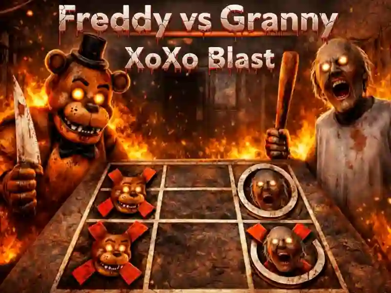 Freddy vs Granny XoXo Blast — free online game