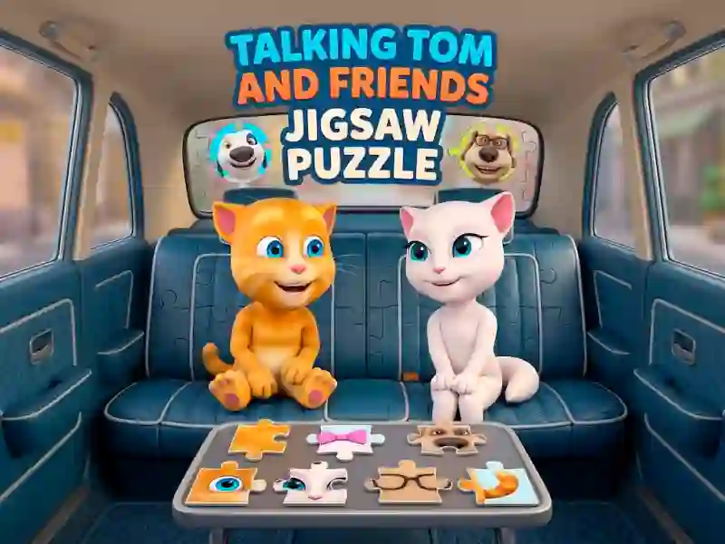 Cluiche Talking Tom and Friends Jigsaw Puzzle ar líne