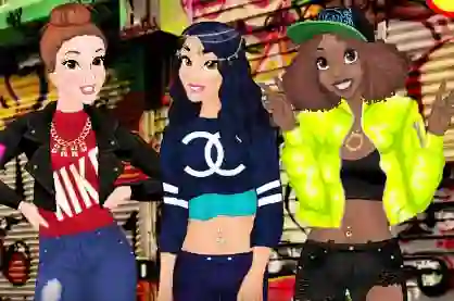 Princess Cash Me Outside — free online game