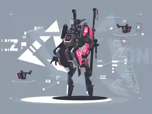 Alien Robot Warrior Hidden — free online game