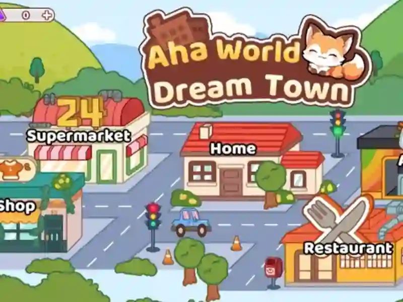 Aha World Dream Town — free online game