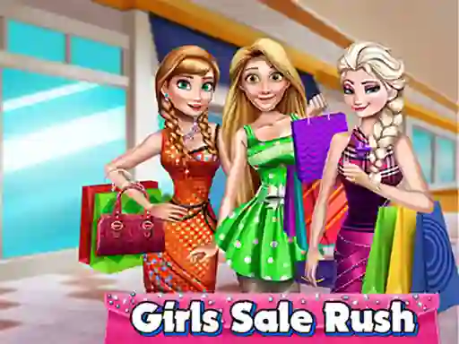Girls Sale Rush — free online game
