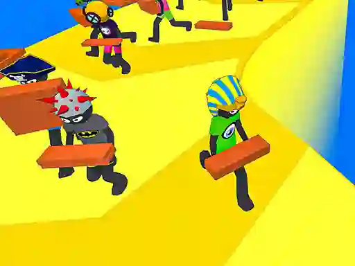 Stickman Planks Fall — free online game