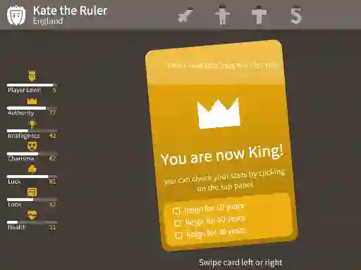 Kings Card Decisions — free online game