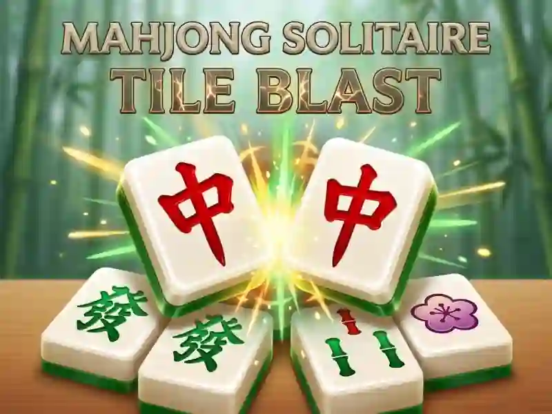 Gêm Mahjong Solitaire: Tile Blast ar-lein