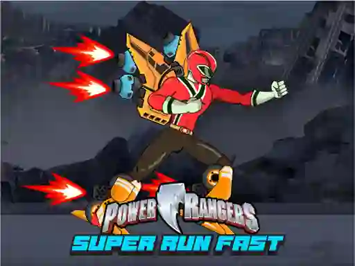 Power Rangers Super Run Fast — free online game