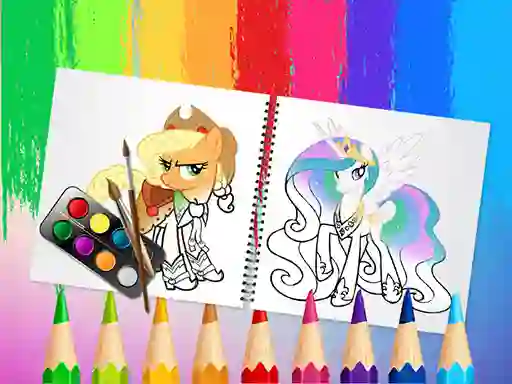 Sweet Pony Coloring Book — free online game