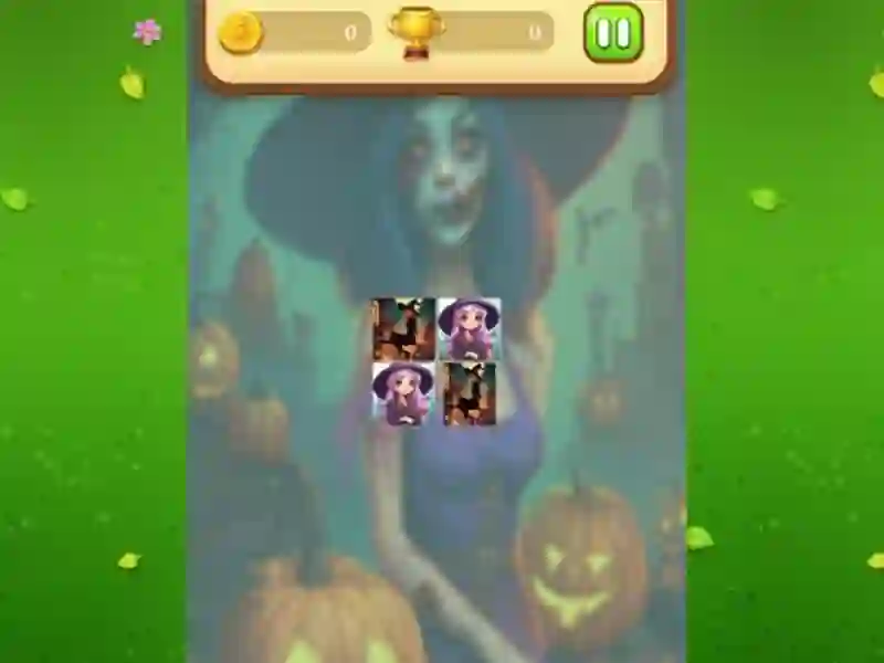 Igra Halloween Witch Memory Match spletu
