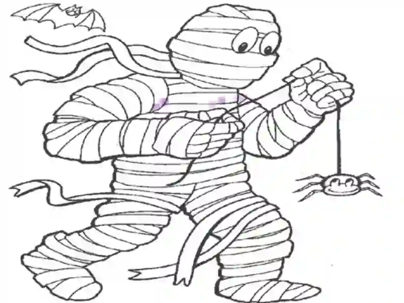 Mummy Coloring Book — jogo online grátis