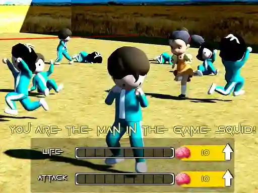 Cluiche Squid Game Crowd ar líne