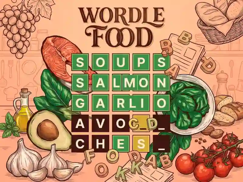 Wordle Food – kostenloses Online-Spiel