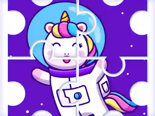Cute Rainbow Unicorn Puzzles — free online game