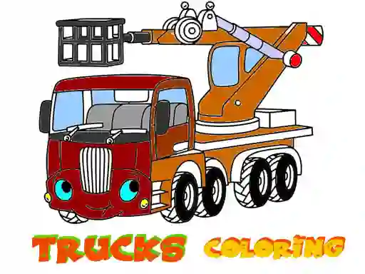 Funny Trucks Coloring — free online game