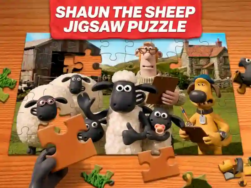 Shaun the Sheep Jigsaw Puzzle — free online game