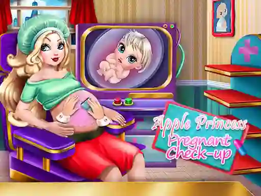 Apple Princess Pregnant Check Up — free online game