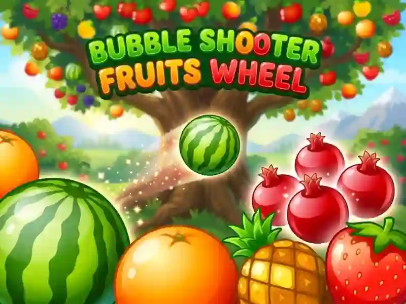 Bubble Shooter Fruits Wheel — لعبة مجانية اون لاين