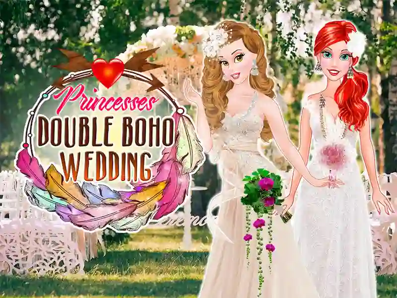 Princesses Double Boho Wedding — free online game