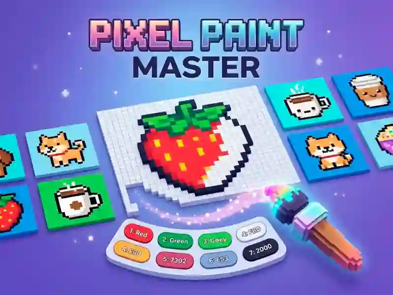 Pixel Paint Master — jogo online grátis