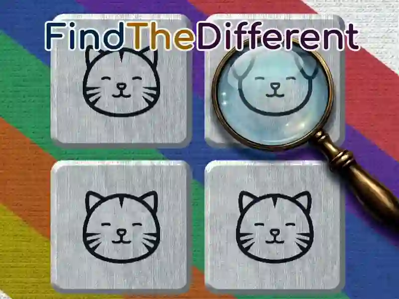 FindTheDifferent — free online game