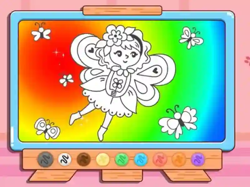 Coloring Book: Floral Dance — gioco online gratis