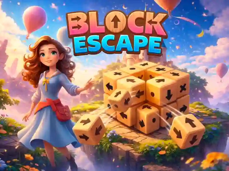 Gêm Block Escape ar-lein