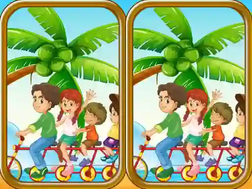 Summer Beach Differences — free online game