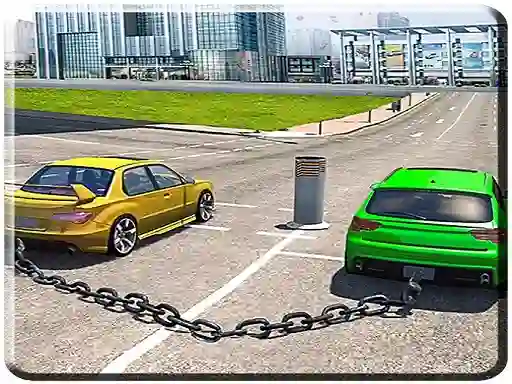 Гульня Chained Cars Impossible Tracks онлайн