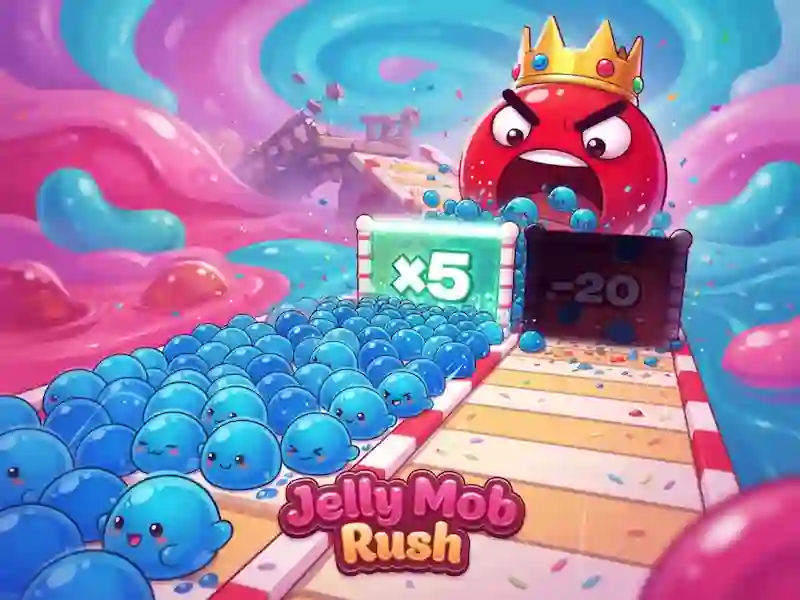 Jelly Mob Rush — game online gratis