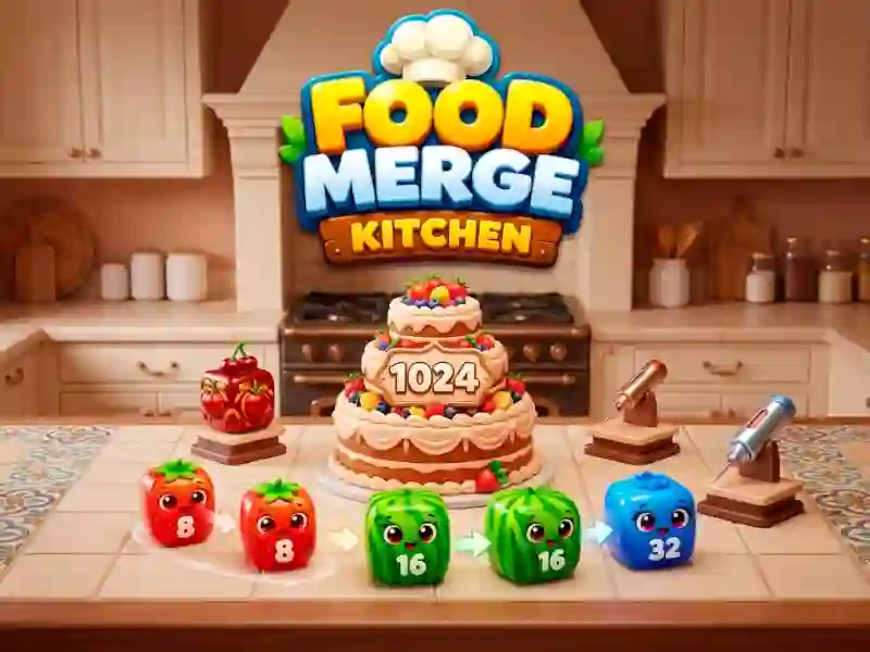 Food Merge Kitchen — free online game