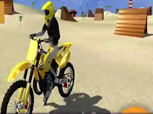 Trò chơi Motor Cycle Beach Stunt trực tuyến
