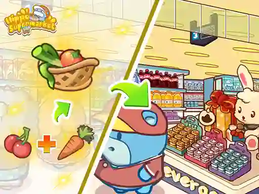 Hippo Supermarket — free online game