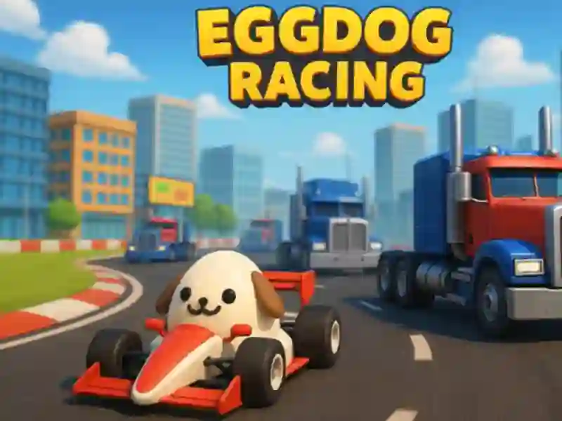Eggdog Racing — δωρεάν online παιχνίδι