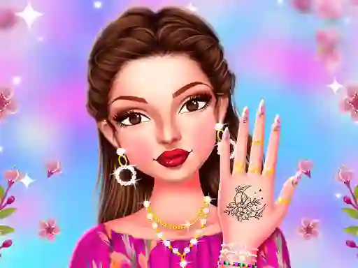 Celebrity Spring Manicure Design — free online game