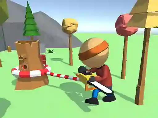 Wood Man Cutter — free online game