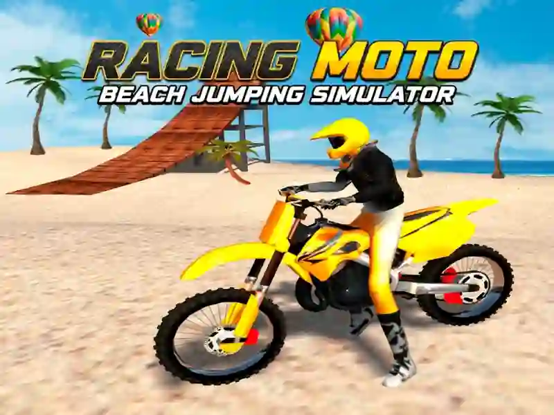 Jwèt Racing Moto: Beach Jumping Simulator sou entènèt