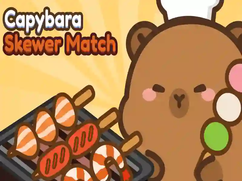 Capybara Skewer Match – tasuta veebimäng