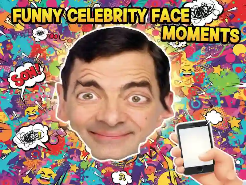Funny Celebrity Face Moments – tasuta veebimäng