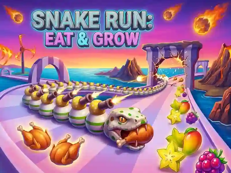 თამაში Snake Run: Eat & Grow ონლაინ