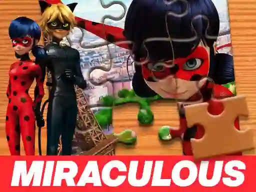Miraculous Ladybug & Cat Noir Jigsaw Puzzle — jogo online grátis