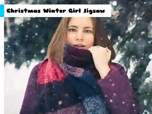 Christmas Winter Girl Jigsaw — free online game