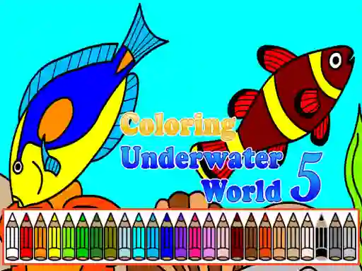 Trò chơi Coloring Underwater World 5 trực tuyến