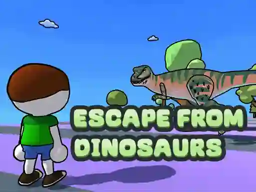 Spēle Escape From Dinosaurs online