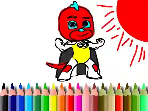 Back To School: Mask Boy Coloring — free online game