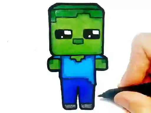 Hra Easy Kids Coloring Mineblox online