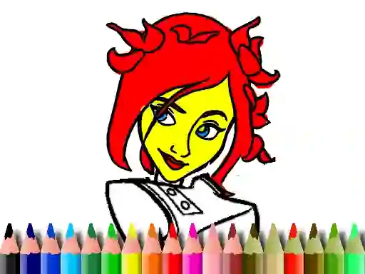 Back To School: Cute Girl Coloring — free online game
