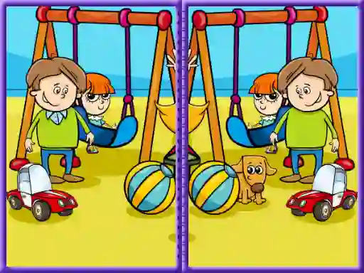 Kids Photo Differences — free online game