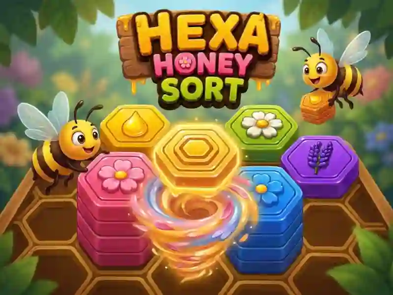 თამაში Hexa Honey Sort ონლაინ